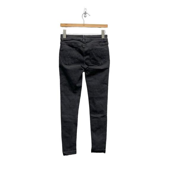 Maje Jaw Skinny Jeans Denim Ankle In‎ Anthracite Black - Picture 4 of 12